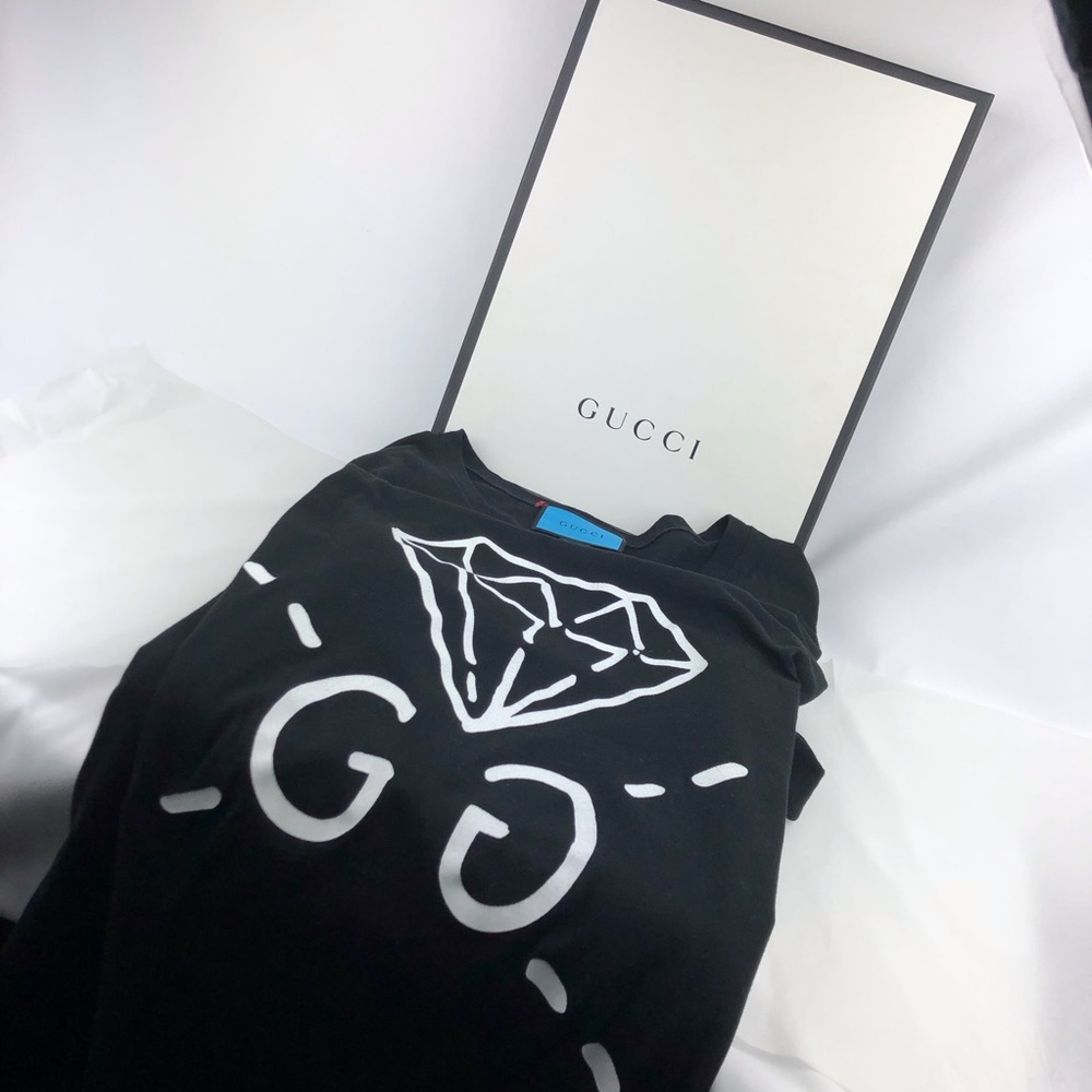 Gucci Ghost GG Diamond Tee